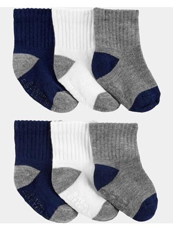 CARTERS - Toddler Boy 6-Pack Ankle Socks MULTI