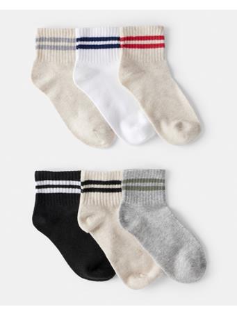 CARTERS - 6-Pack Ankle Socks MULTI