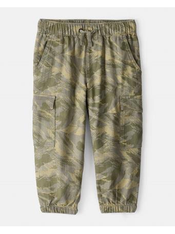 CARTERS - Toddler Boy Cotton Camo Fashion Cargo Pants CAMO