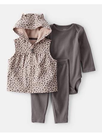 CARTERS - Baby 3-Piece Leopard Little Vest Set LEOPARD