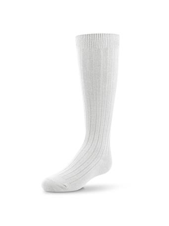 ZUBII KIDS - Ribbed Knee Socks WHITE