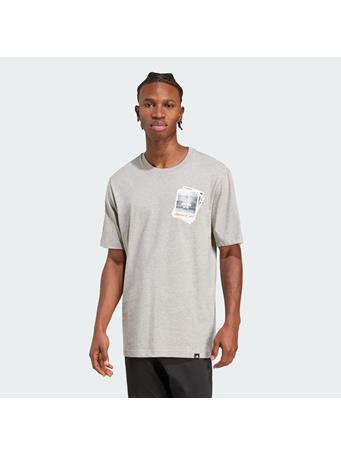 ADIDAS - Memories Of Sport Graphic Tee Medium Grey Heather