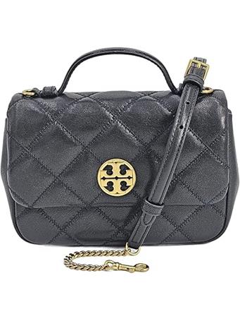 TORY BURCH - Willa Mini Top Handle Bag BLACK
