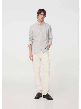 MANGO - Kodakf Long Sleeve Shirt GREEN