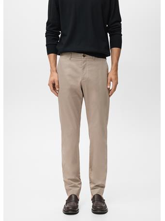 MANGO - Dublino Slim-fit Chino Pants BEIGE