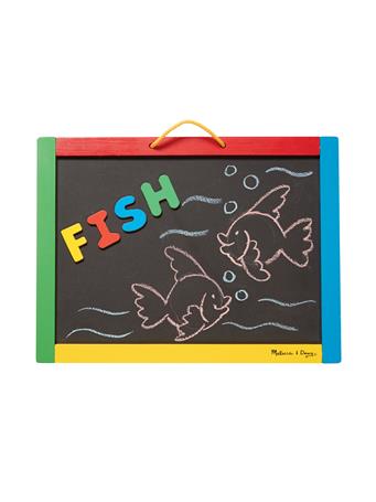 MELISSA & DOUG - Magnetic Chalkboard / Dry-Erase Board NO COLOR