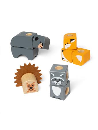 MELISSA & DOUG - Blockables Woodland Creatures NO COLOR