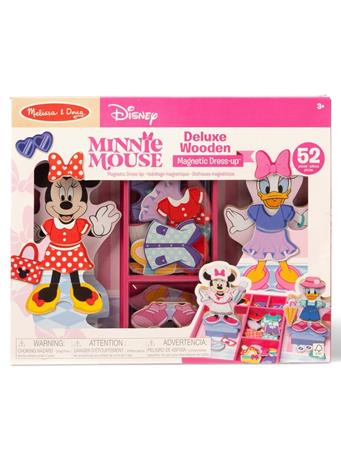 MELISSA & DOUG - Disney Magnetic Dress Up Minnie & Daisy NO COLOR