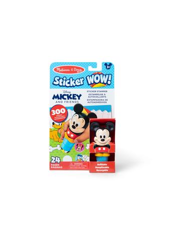 MELISSA & DOUG - Sticker WOW! Activity Pad & Sticker Stamper - Mickey NO COLOR