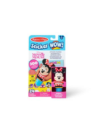 MELISSA & DOUG - Sticker WOW! Activity Pad & Sticker Stamper - Minnie NO COLOR