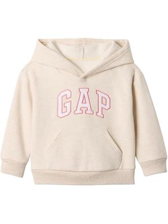 GAP - Relaxed Logo Graphic Hoodie OATMEAL HEATHER