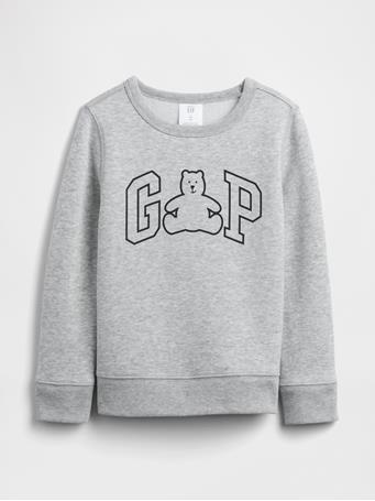 GAP - Logo Sweatshirt LIGHT HEATHER GREY B08