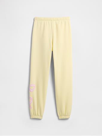 GAP - Kids Relaxed Gap Logo Joggers YELLOW GLOW 077