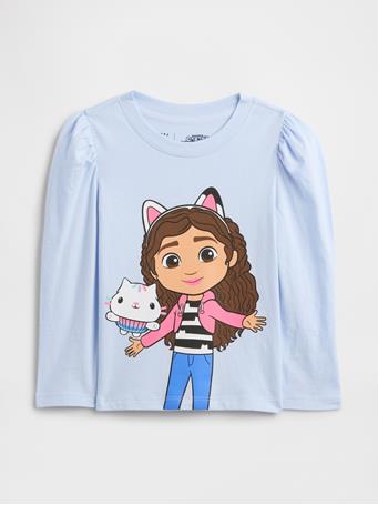 GAP - Gabby's Dollhouse Puff Sleeve Graphic T-Shirt GABBY S DOLLHOUSE