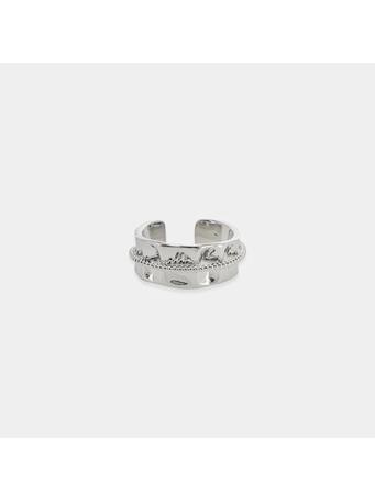 OMG BLINGS - Wavy Ring SILVER
