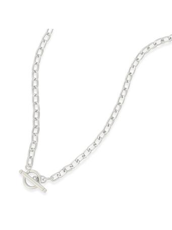 OMG BLINGS - Box Chain Link Necklace SILVER