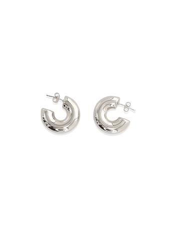 OMG BLINGS - Lightweight Hoops SILVER