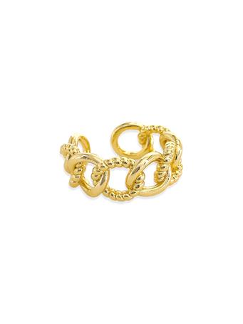 OMG BLINGS - Curb Chain Ring GOLD