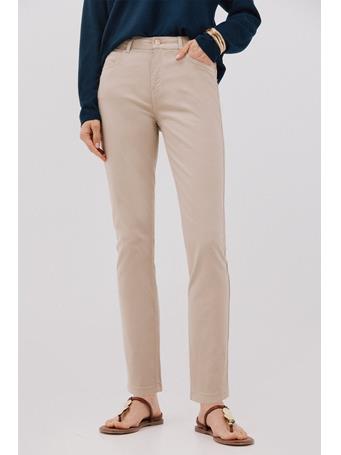 CORTEFIEL - Cropped Skinny Pants SAND