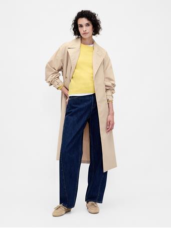 GAP - CashSoft Crewneck Sweater BOLD YELLOW