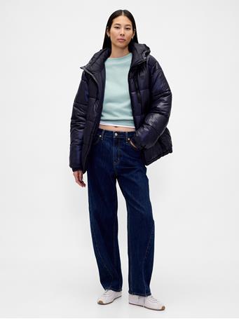 GAP - VintageSoft Wedge Crewneck Sweatshirt LIGHT AUTUMN