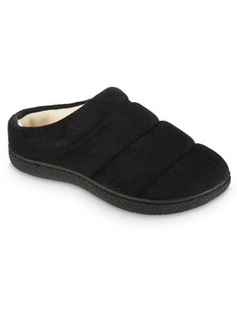 ISOTONERS - Puffer Hoodback Slipper BLACK