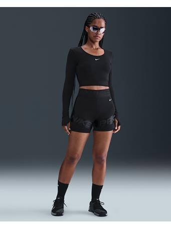 NIKE - Pro Sculpt Women's Dri-FIT High-Waisted 5" Biker Shorts BLACK