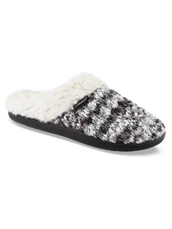 ISOTONER - Sweather Knit Amanda Hood Back Slippers HGY