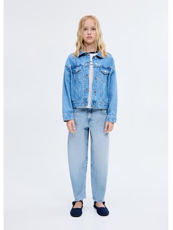 MANGO - Mid-rise Balloon Jeans BLUE