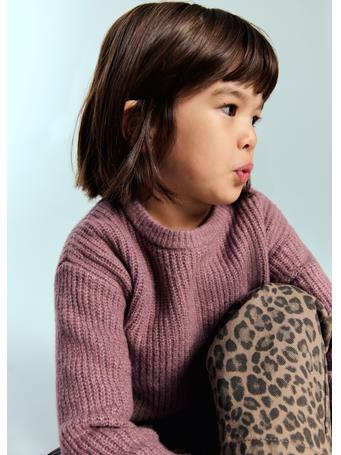 MANGO - Knitted Ribbed Sweater RED