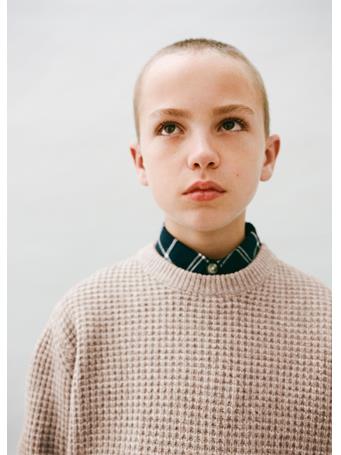 MANGO - Chunky-knit Sweater BROWN