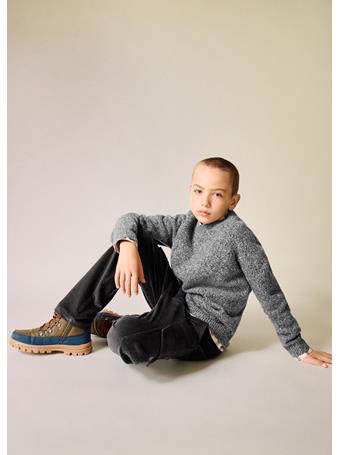 MANGO - Marbled Knitted Sweater GRAY