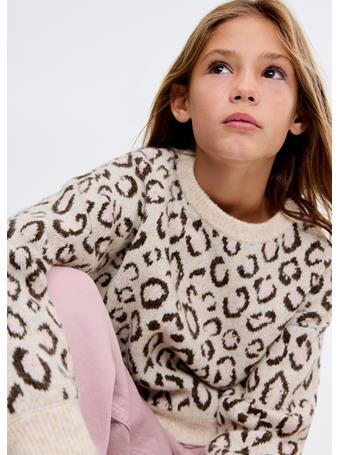 MANGO - Leopard-print Knitted Sweater LEOPARD