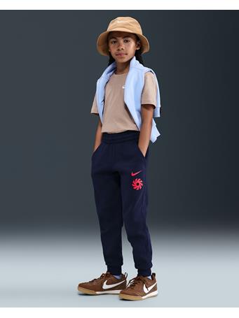 NIKE - Erling Haaland Club Fleece - Older Kids' Football Joggers BLACK BLUE