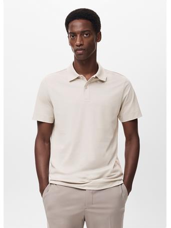 MANGO - Slim-fit Thermolite Polo Shirt CREAM
