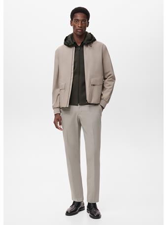 MANGO - Slim-fit Thermoregulating Pants LGH GREY