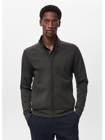 MANGO - Regular-fit Technical Sweatshirt DK GREEN