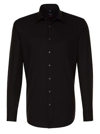 SEIDENSTICKER - Men´s Shirt Regular Fit Long Sleeve 84 BLACK