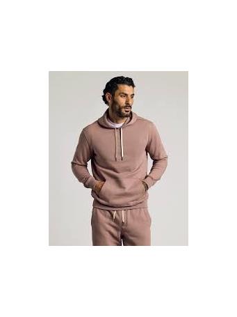 TRUE CLASSIC TEES  - French Terry Pullover Hoodie SLATE MAUVE