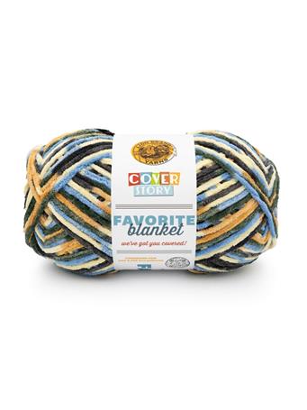 LION BRAND YARN - Cover Story Favorite Blanket Yarn 204 SANDSTORM