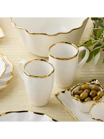 CERTIFIED INTERNATIONAL - Regency Gold Mug WHITE/GOLD