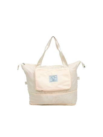 BH LUGGAGE - TravelTech Foldable & Expandable Travel Bag BEIGE