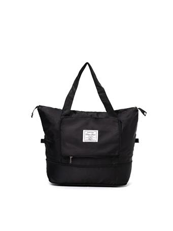 BH LUGGAGE - TravelTech Foldable & Expandable Travel Bag BLACK