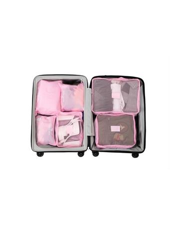 BH LUGGAGE - TravelTech Packing Organizers - 6-Piece PINK