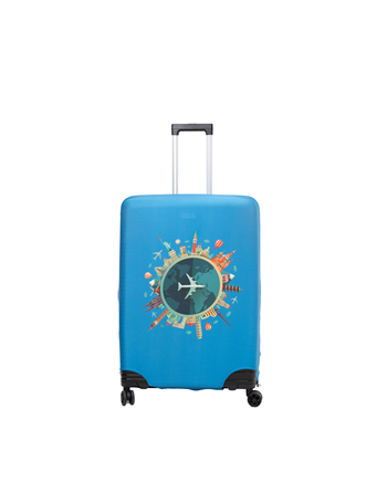 BH LUGGAGE - Large Luggage Cover - Blue Travel World NOVELTY