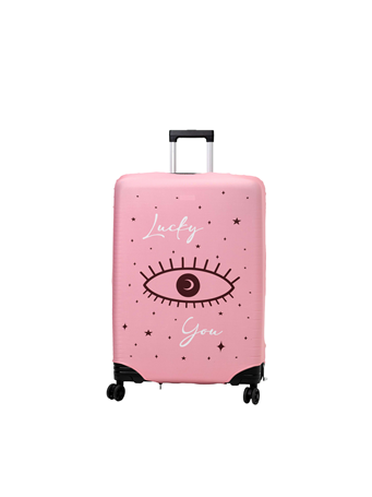 BH LUGGAGE - Large Luggage Cover - Pink Eyes NOVELTY