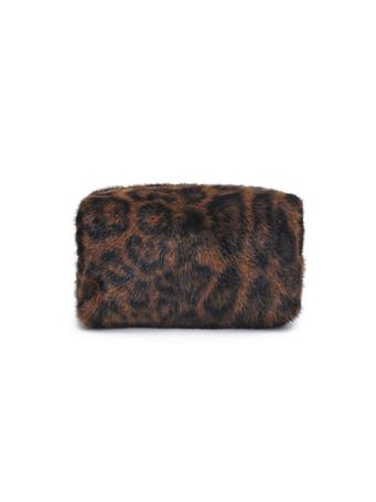 URBAN EXPRESSIONS - Leopard Luxe Cosmetic Pouch LEOPARD