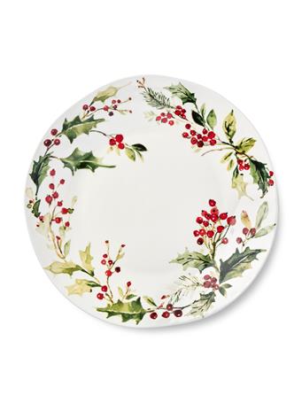 THE RUSTIC MARKET - Holly and Vines Platter WHITE