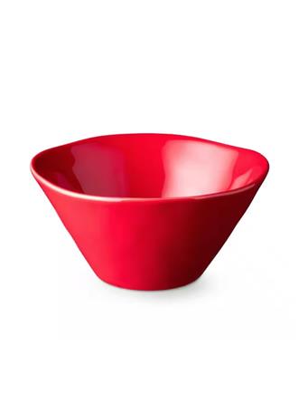 Berry Red Ice Cream Bowl RED