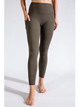 RAE MODE - Butter Basic Legging with Pockets OLIVE GREEN